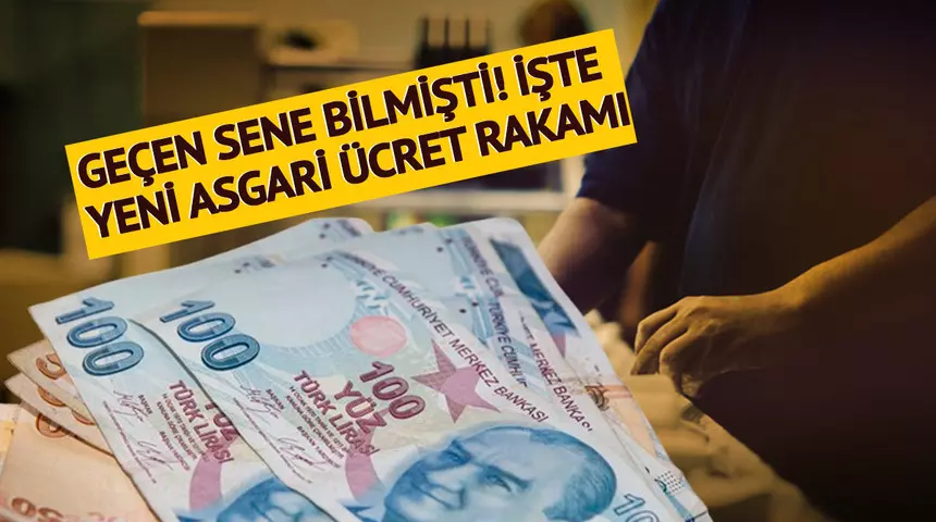 Geçen seneki asgari ücreti noktası virgülüne bilmişti! 2026 asgari ücretini açıkladı