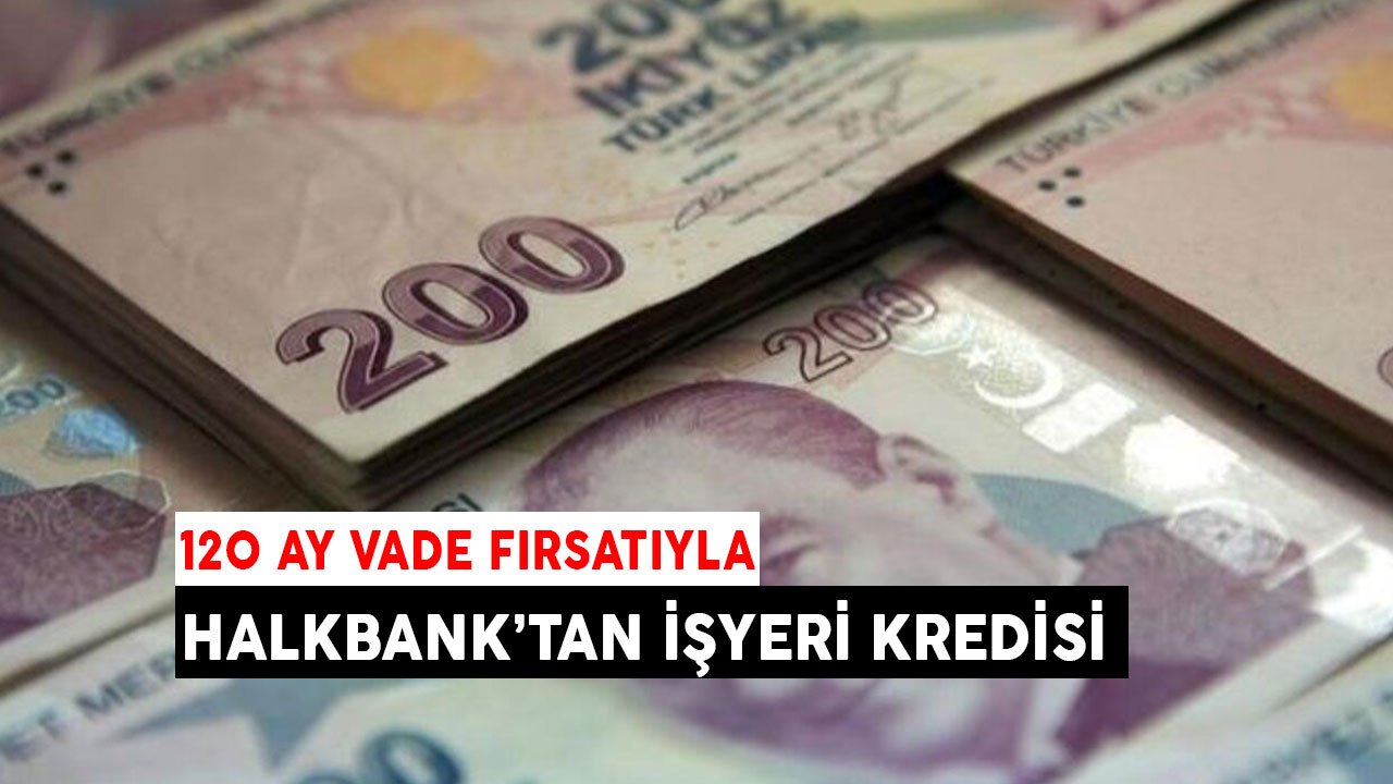 120 Ay Vadeli Krediyle Kendi İşyerinizi Alın! Halkbank’tan Esnek Ödemeli İşyeri Kredisi