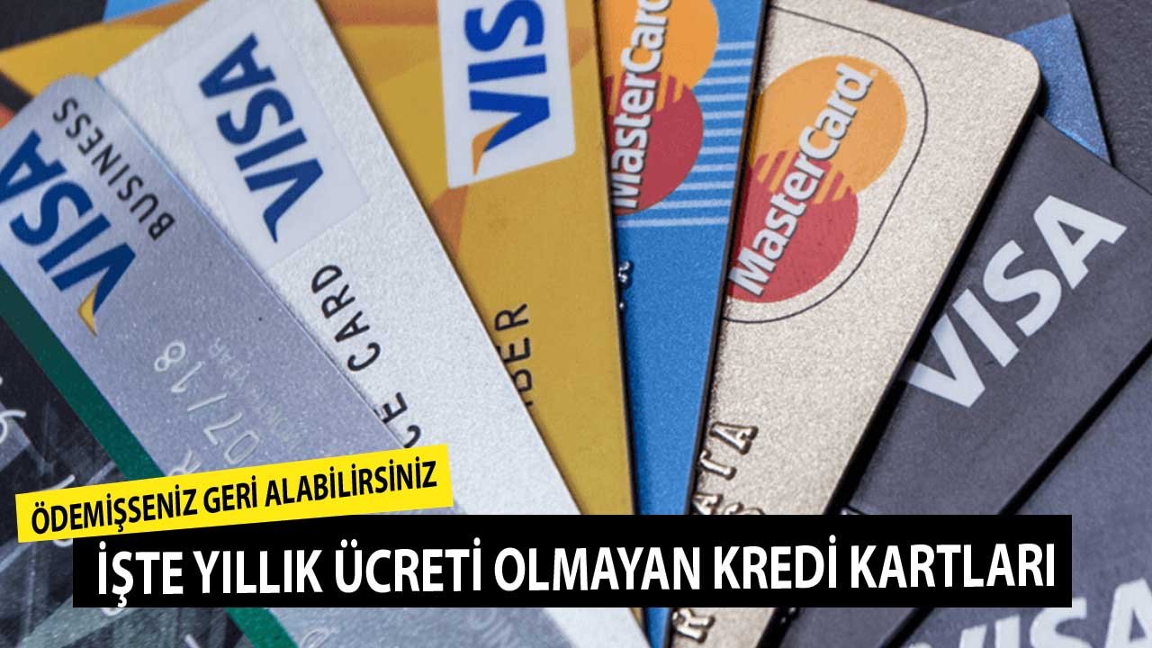 Milyonlar bilmeden ödüyor! İşte yıllık aidat ücreti olmayan kredi kartları
