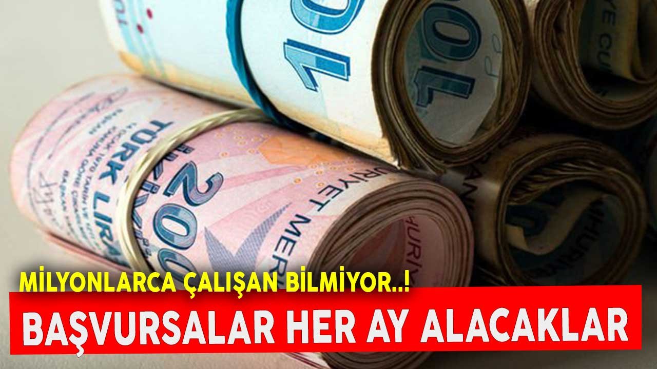 Milyonlarca erkek çalışan bilmiyor! Bir başvuru yapsalar her ay alacaklar